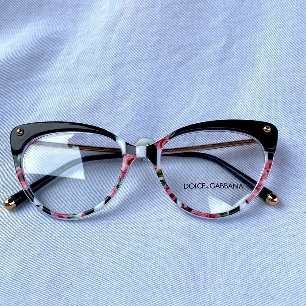 Dolce & Gabbana Floral Glasses